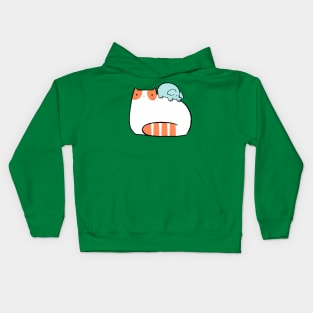 Big Cat and Little Elephant Kids Hoodie